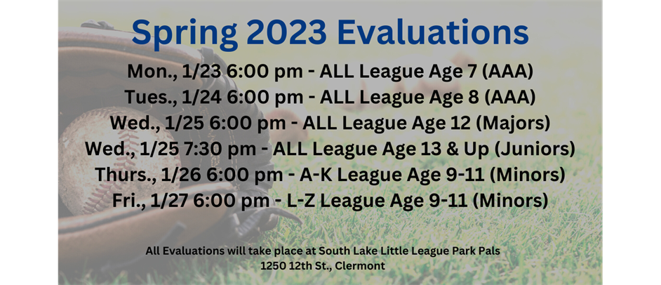 Spring 2023 Evaluations