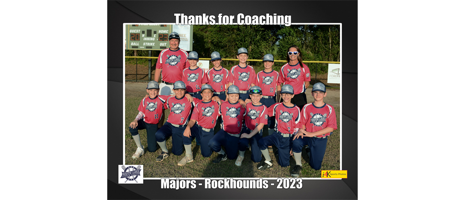 Majors Top Team- Rock Hounds