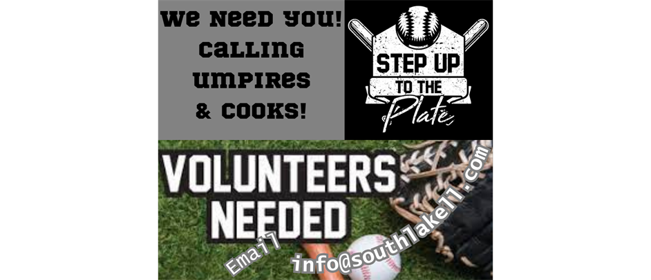 Volunteers Needed!