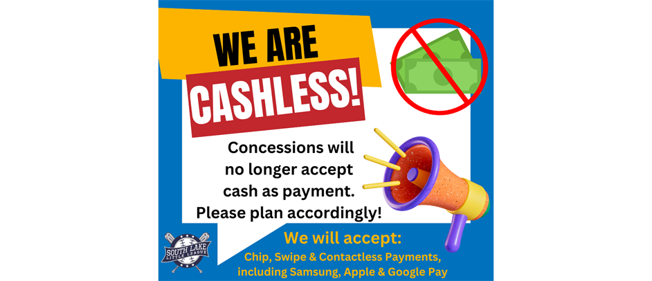 We are CASHLESS!