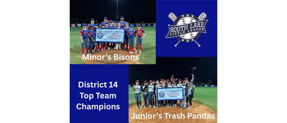 Congrats to the District 14 Top Team Tournament Champions!