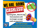 We are going CASHLESS!