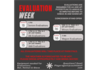 Evaluations Start on Wednesday!