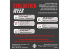 Evaluation Week!